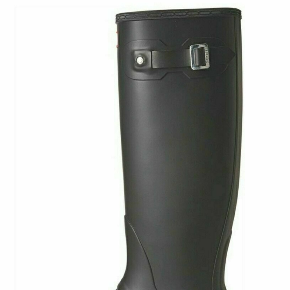 NEW HUNTER Original Tall Boots Black Matte Rain Shoe Waterproof High Quality - Picture 4 of 8